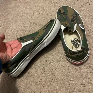 Custom camo Vans